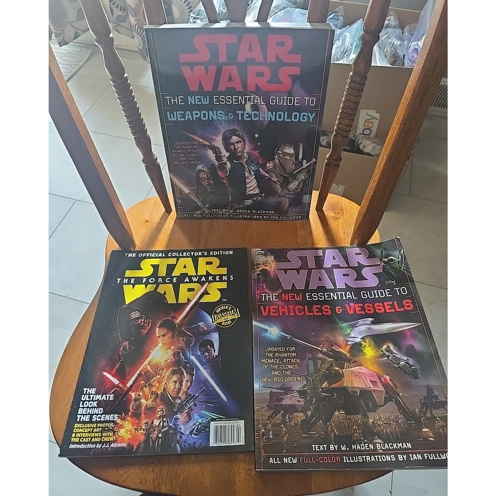 VTG Star Wars Essential Guides Vehicle Fantasy Science Fiction Paperback Books